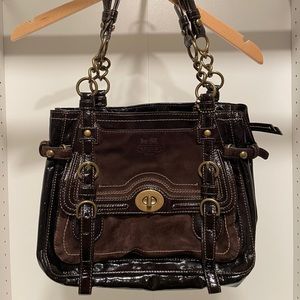 Legacy Patent Leather Coach Tote